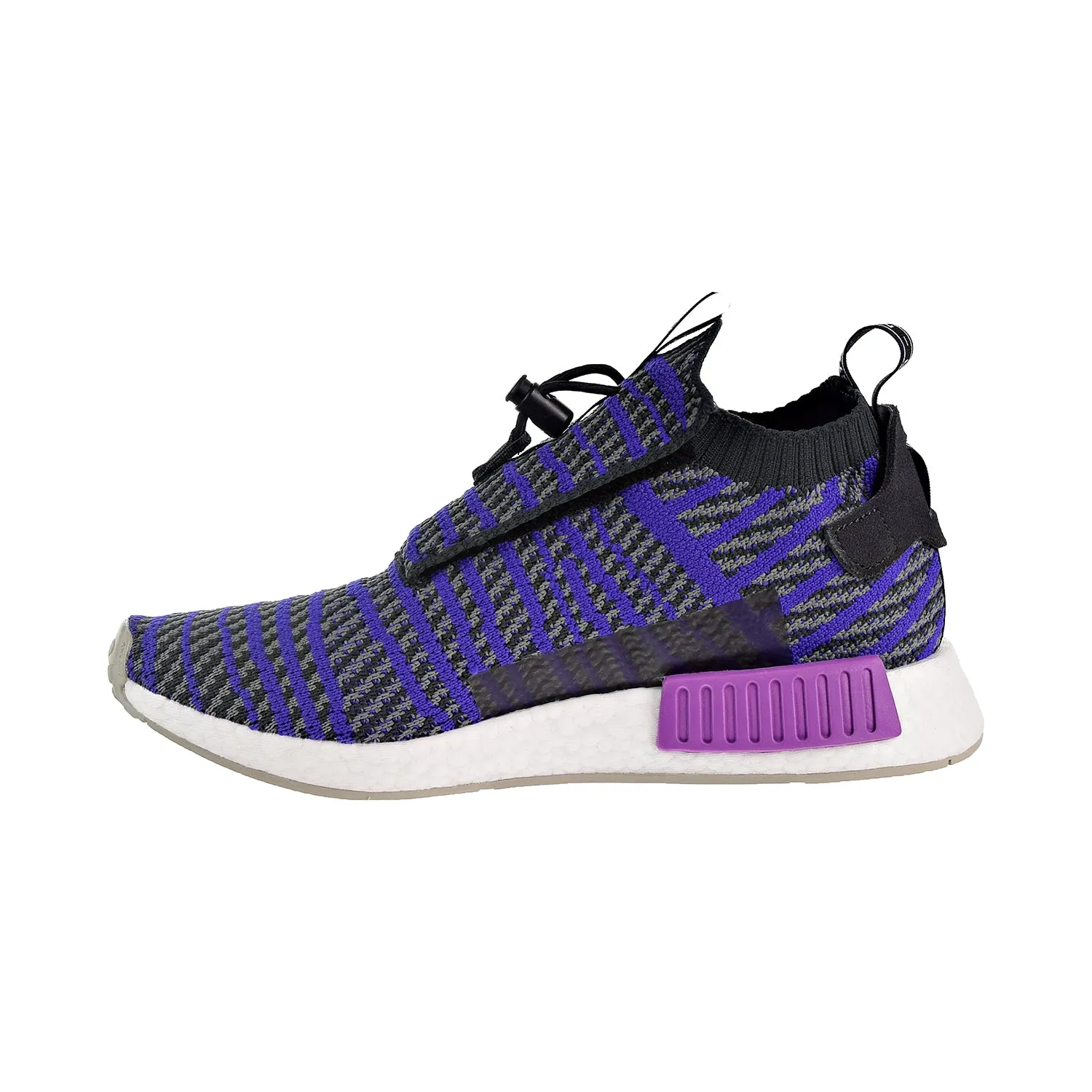 Adidas NMD_TS1 Primeknit Men's Shoes Purple/Grey