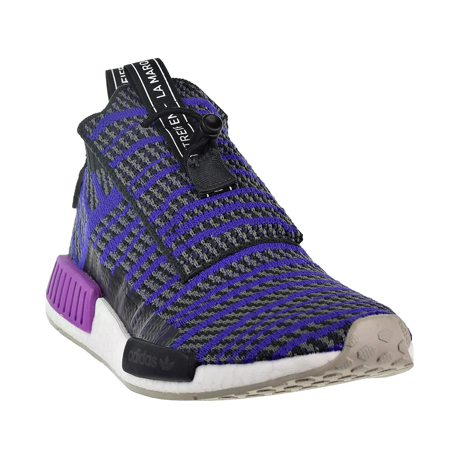 Adidas NMD_TS1 Primeknit Men's Shoes Purple/Grey