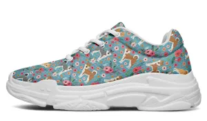 Akita Flower Chunky Sneakers