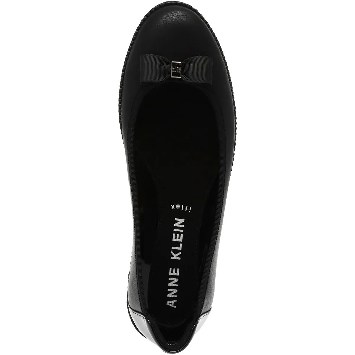 Anne Klein Womens Eve Faux Leather Ballet Loafers