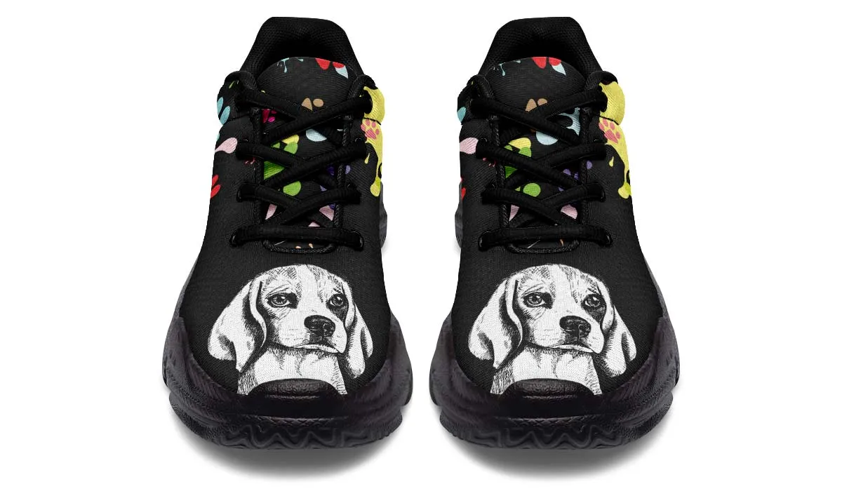 Artsy Beagle Chunky Sneakers