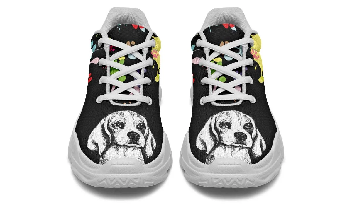 Artsy Beagle Chunky Sneakers