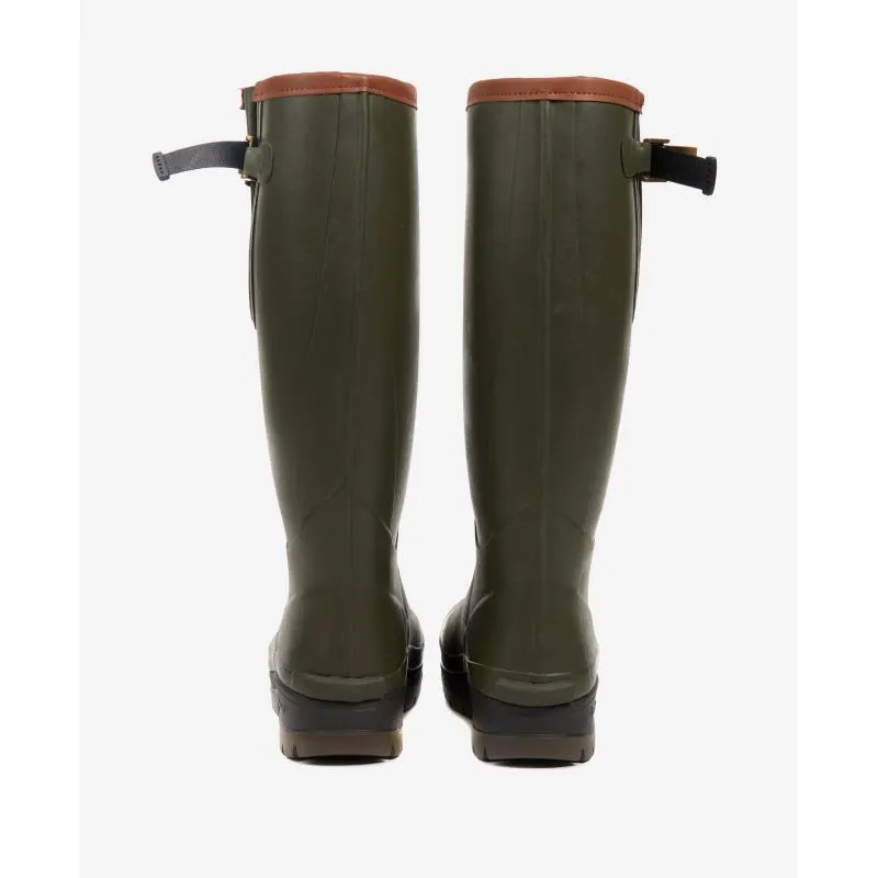 Barbour Tempest Neoprene Mens Wellington Boots - Olive