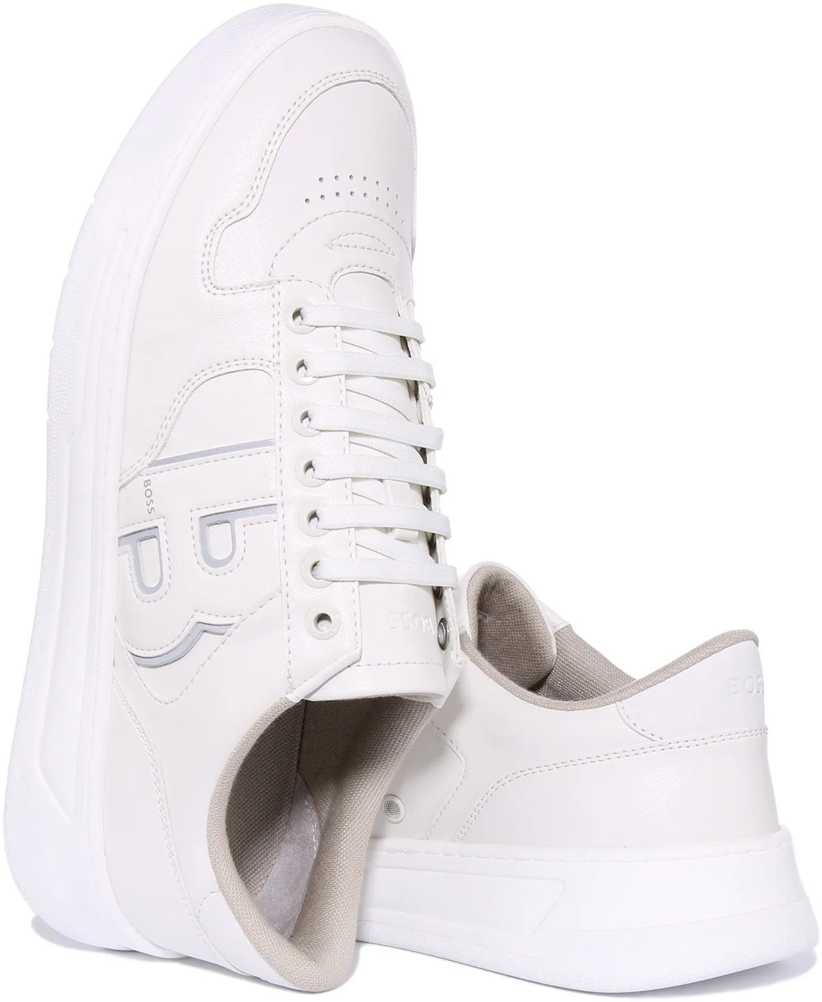 Boss Baltimore Tennis In White For Men