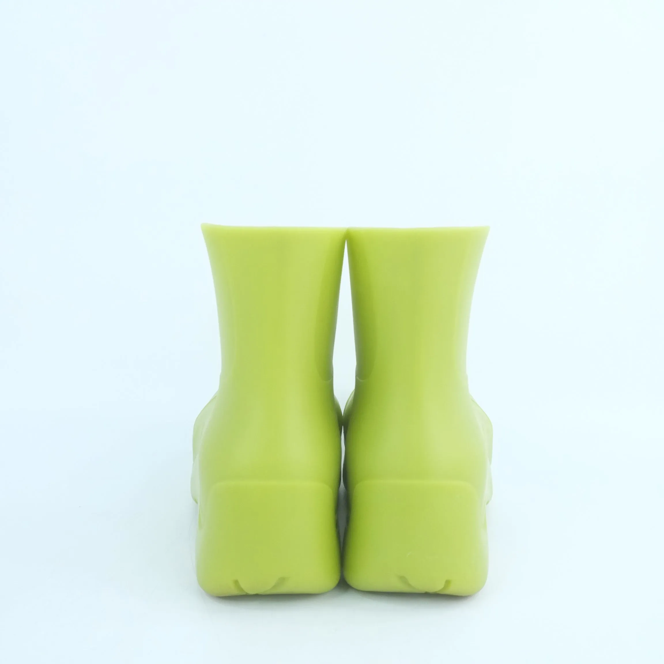 Bottega Veneta Puddle Rubber Ankle Boots Green 37