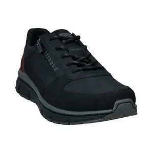 Bugatti Mens Black Lace-Up Sneaker 331-AOS01