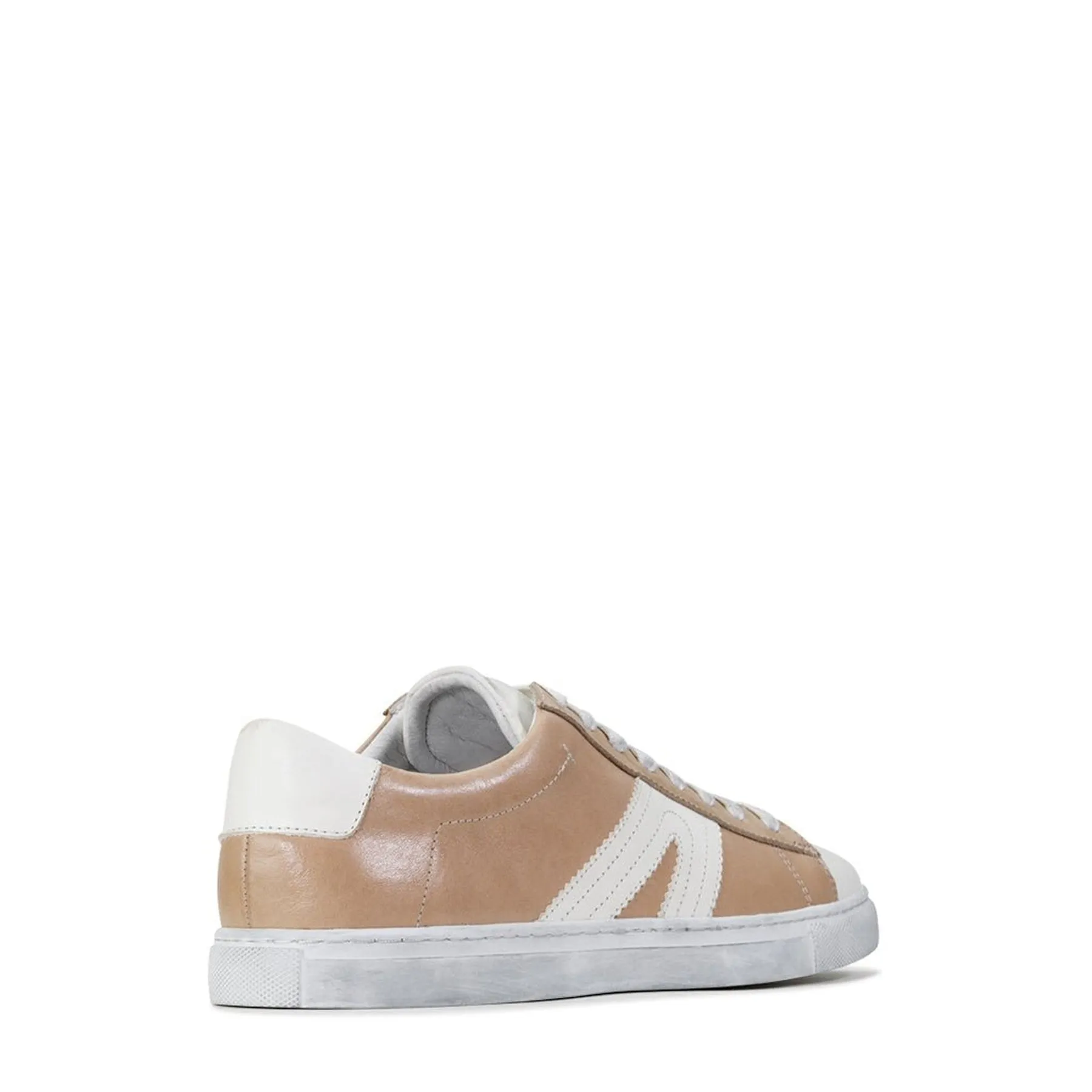 BURN LOW-TOP LEATHER SNEAKERS