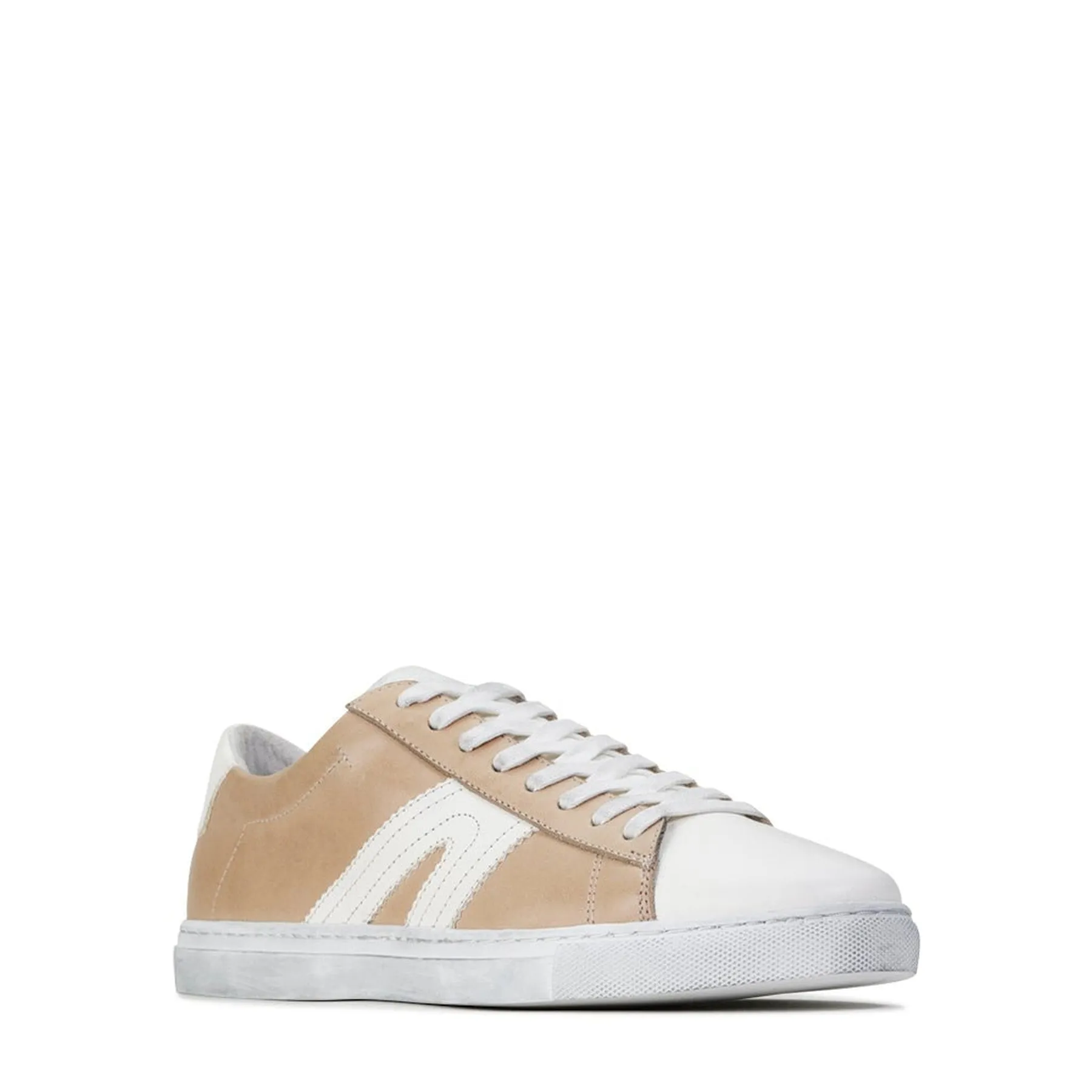 BURN LOW-TOP LEATHER SNEAKERS