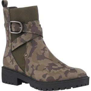 Cammen Ankle Booties in Camouflage