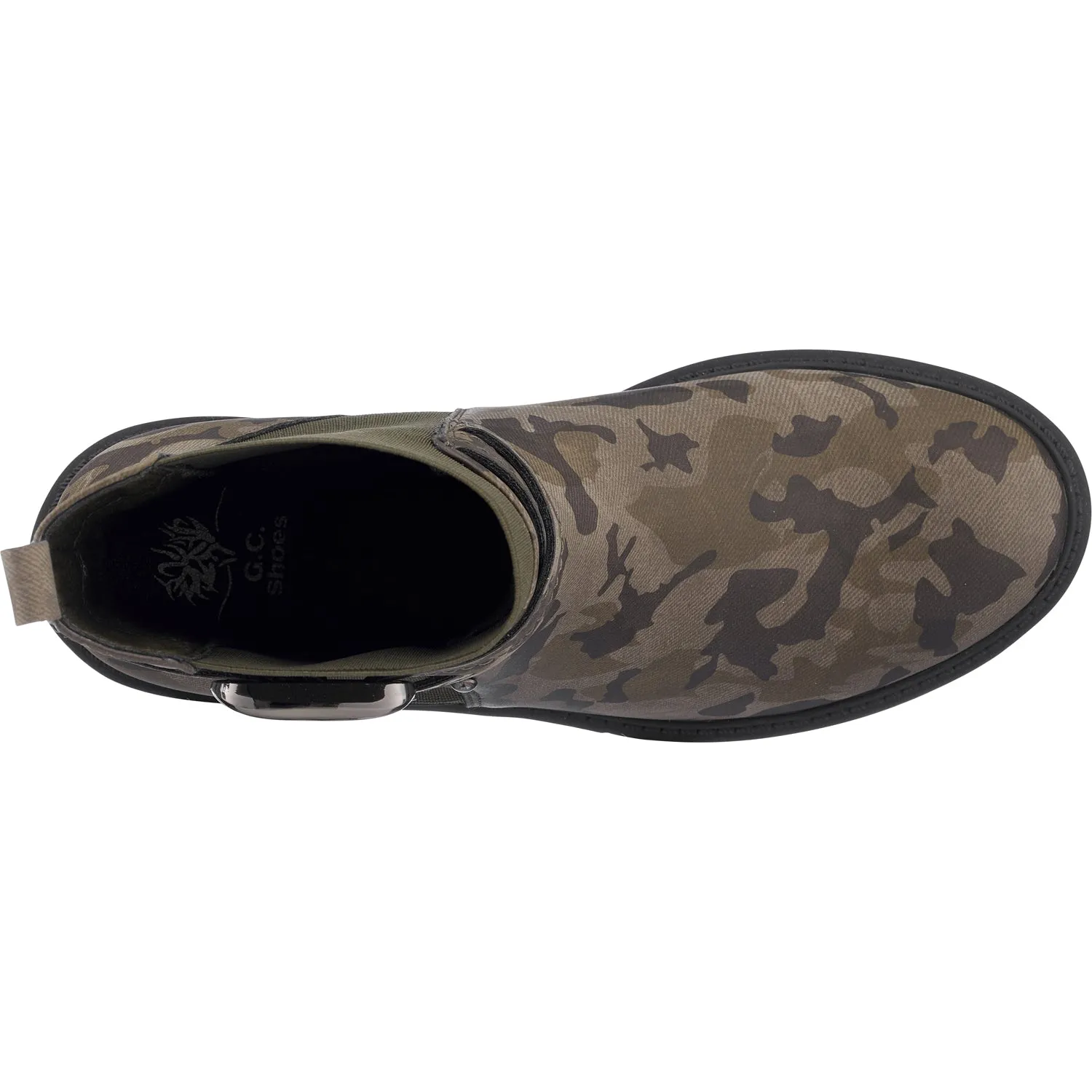 Cammen Ankle Booties in Camouflage