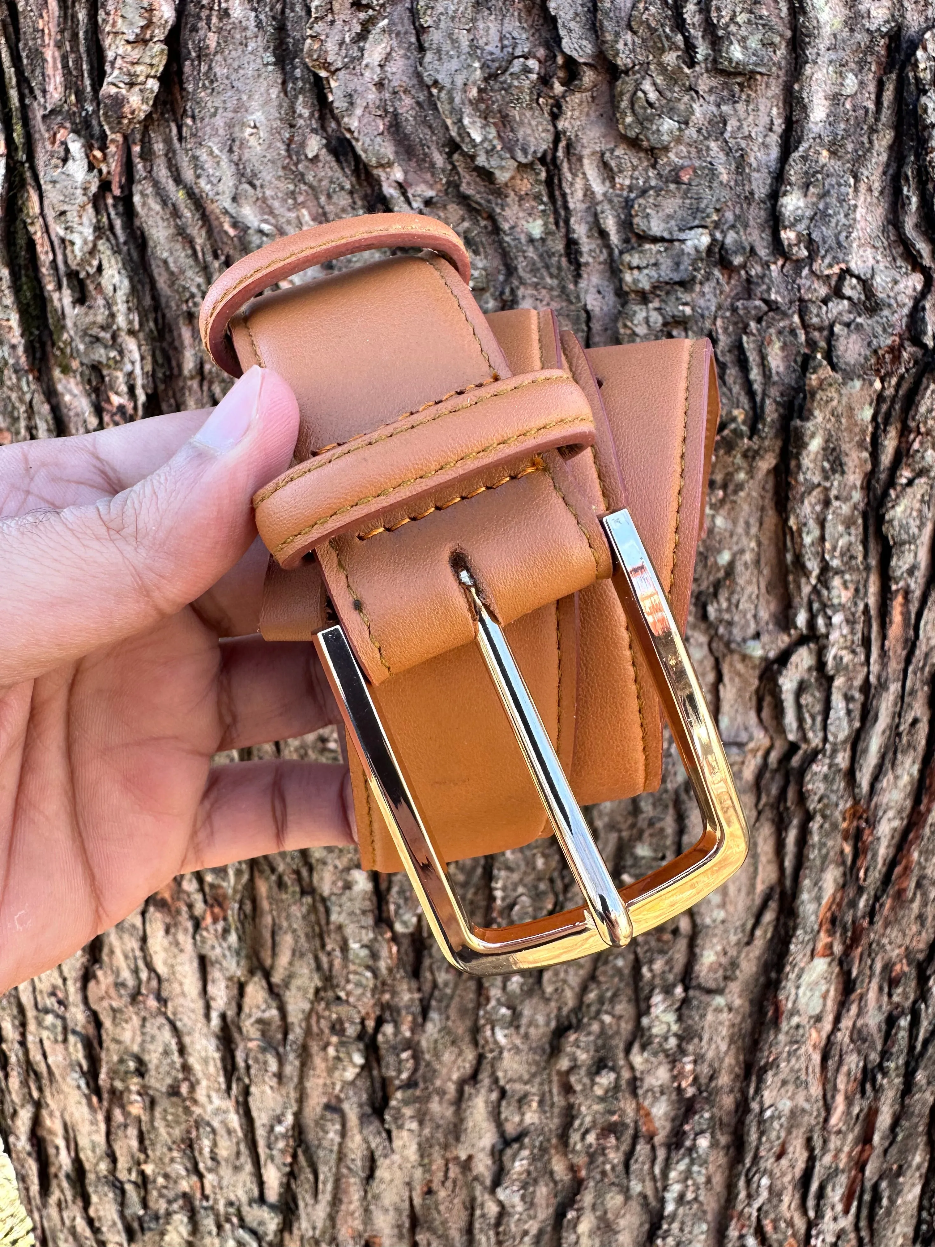 caramel-brown | Genuine Leather Belt