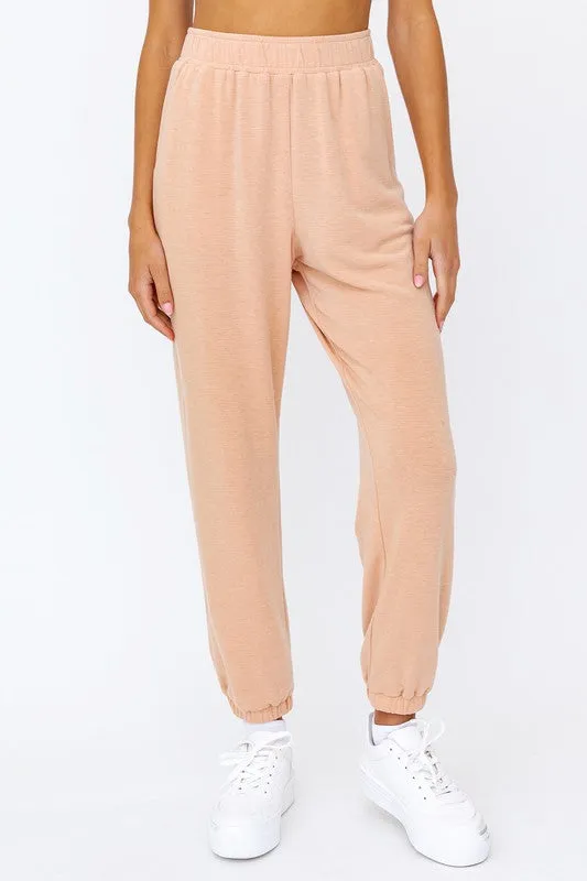 *CASUAL JOGGERS PEACH