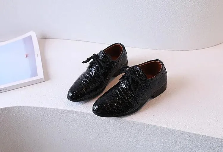 Children's Casual Shoes - Classic Leather Formal Shoes - TSS329