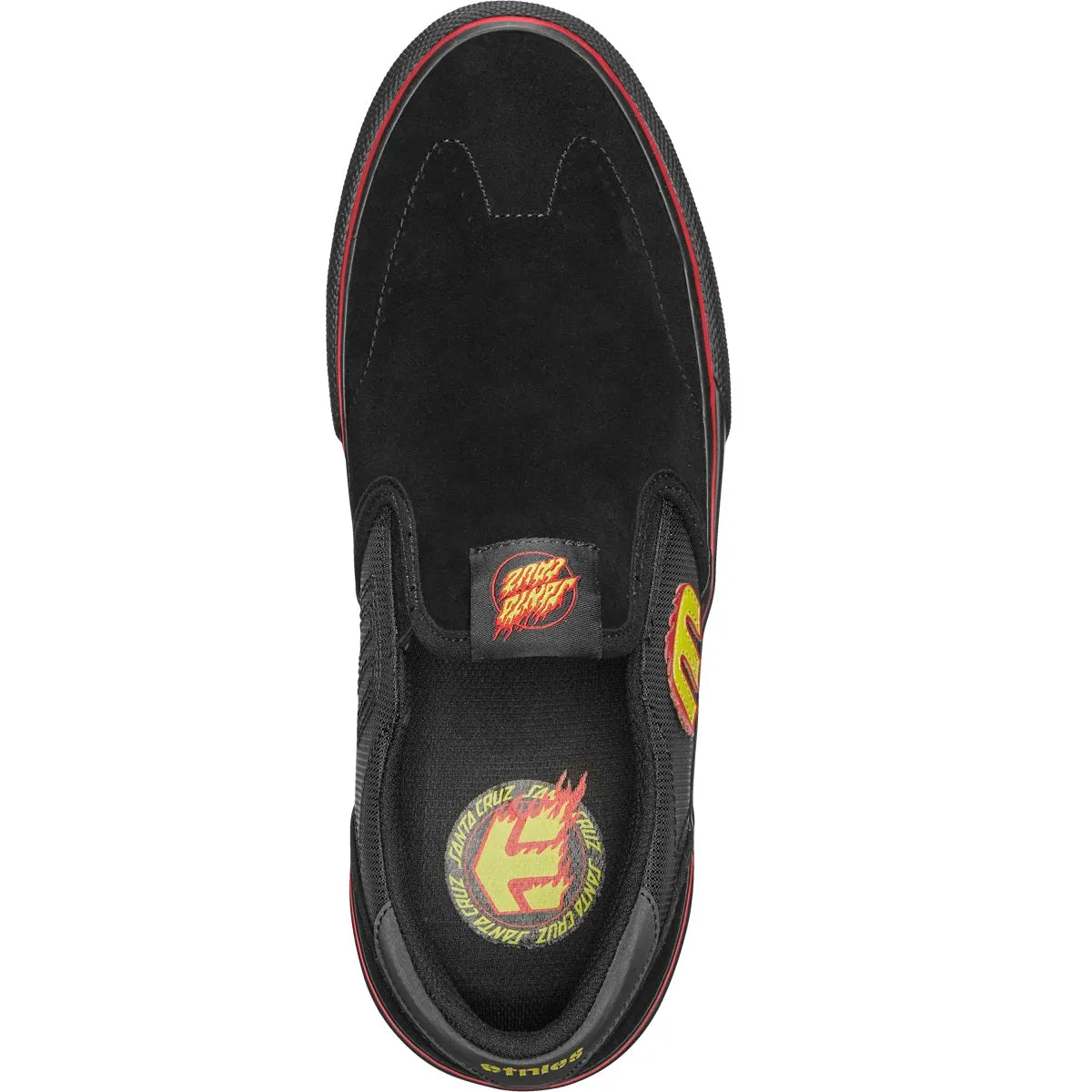 Etnies Shoes Lo-Cut Slip x Santa Cruz - Black