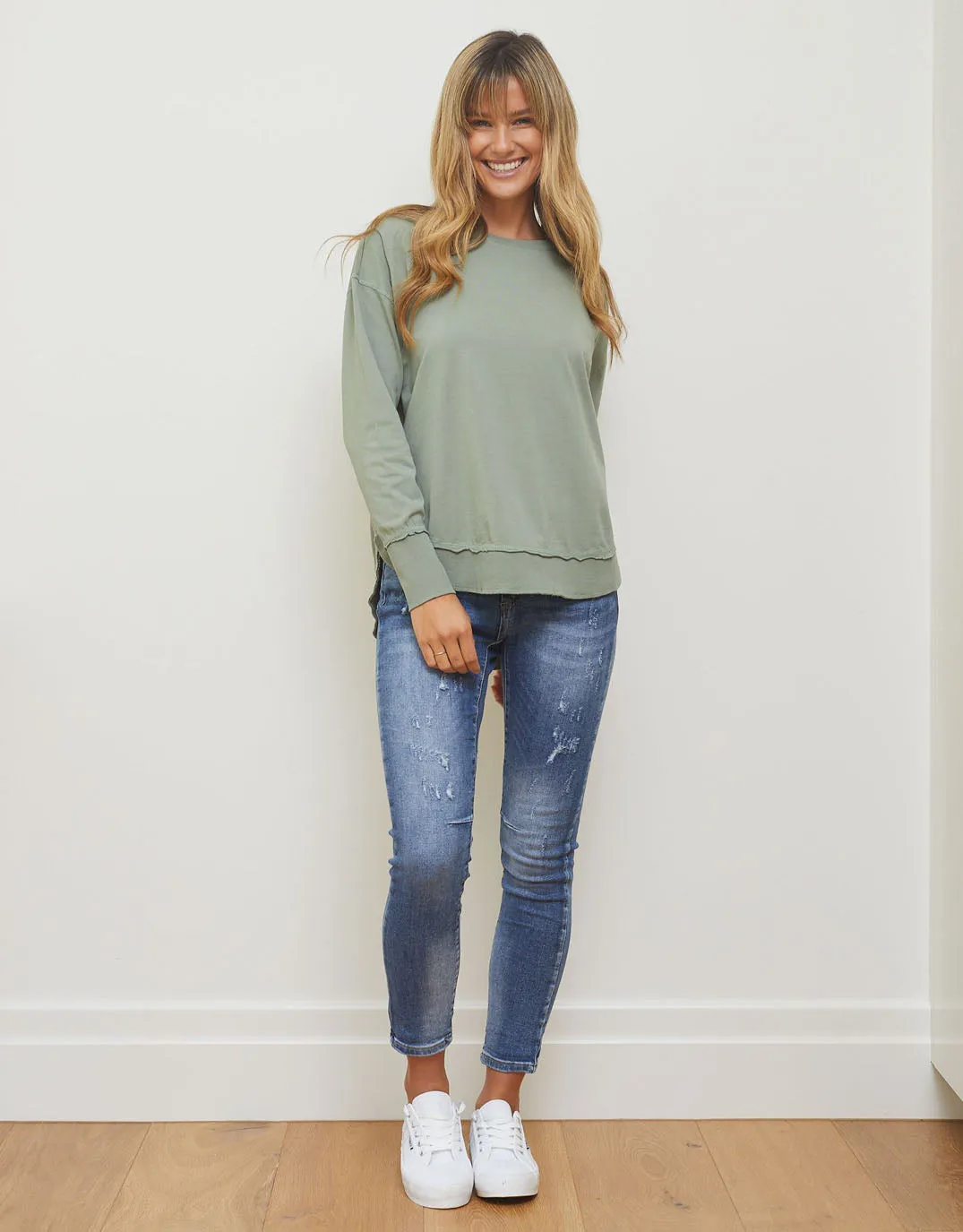 Farrah Long Sleeve - Sage