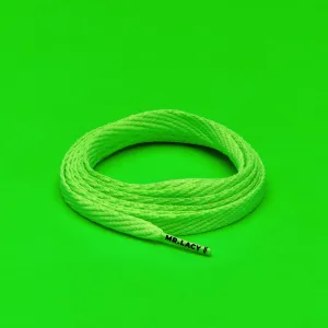 Flatties Shoelaces · Neon Green