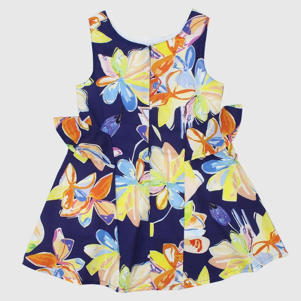 Flowery Sleeveless Dress