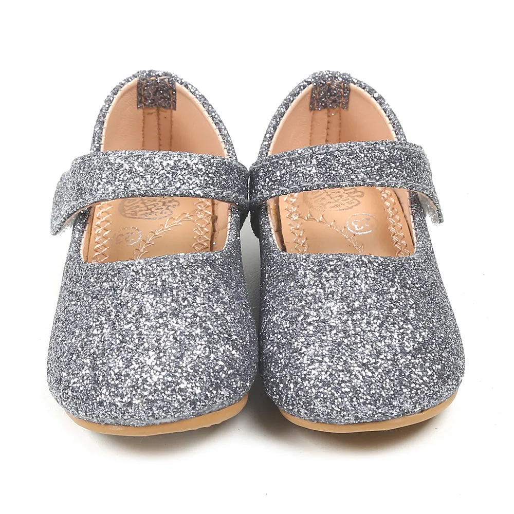 Girls Pumps 640-4 - SILVER