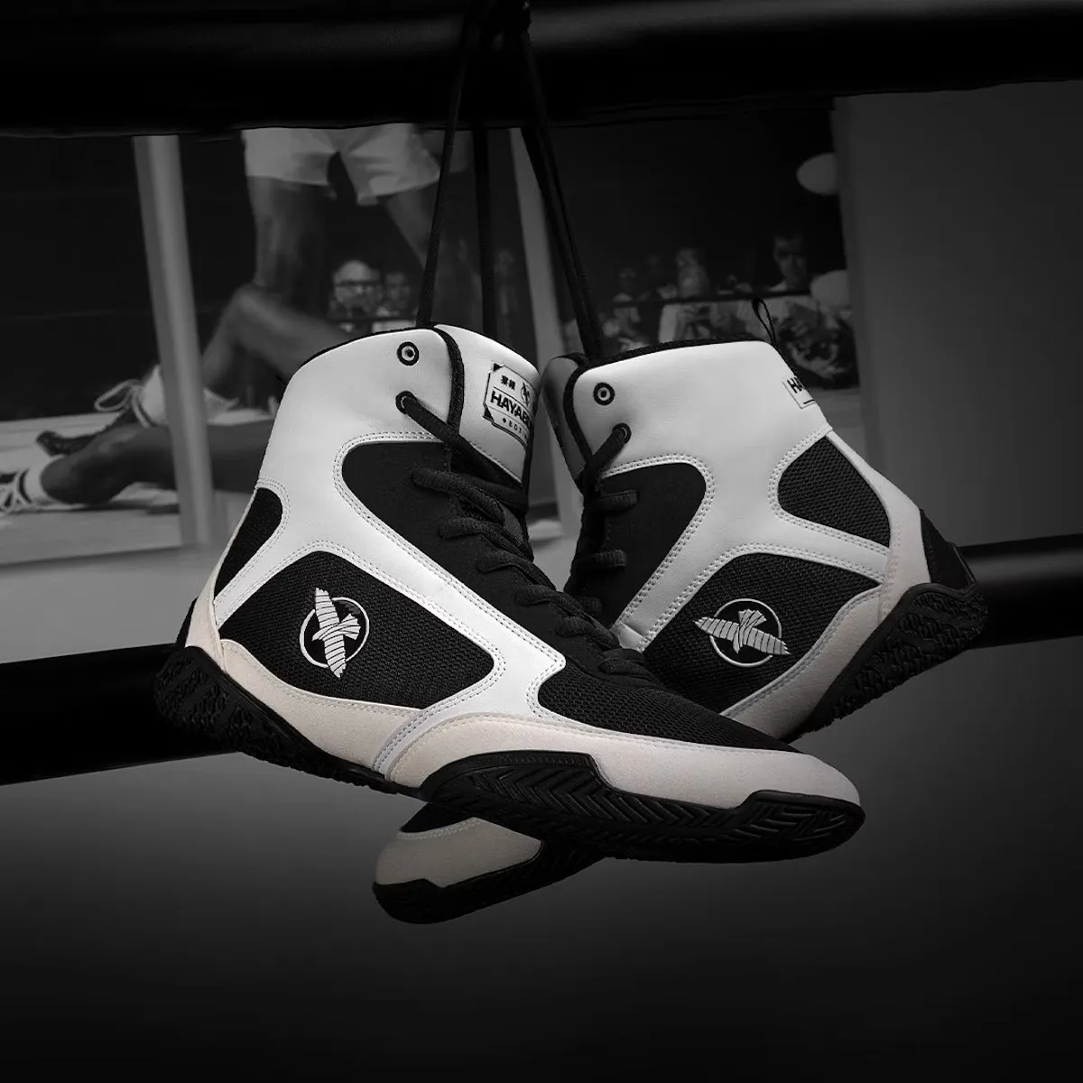 Hayabusa Pro Boxing Shoes White