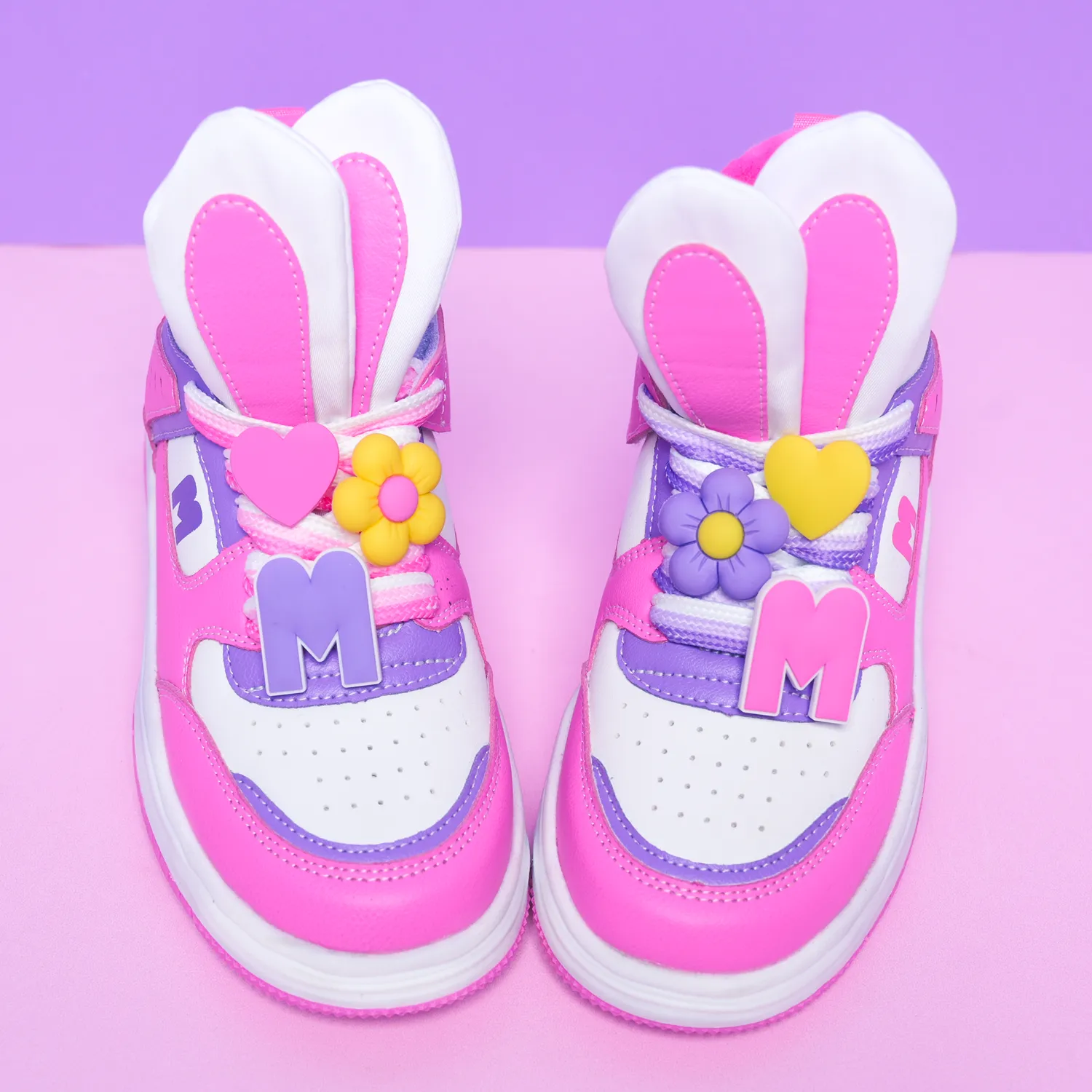 HOP HOP HI TOPS - PINK