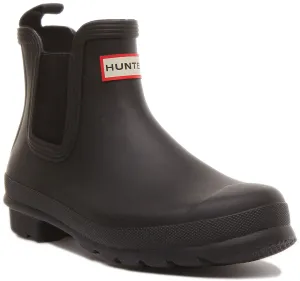 Hunter Original Womens Chelsea In Black For Women