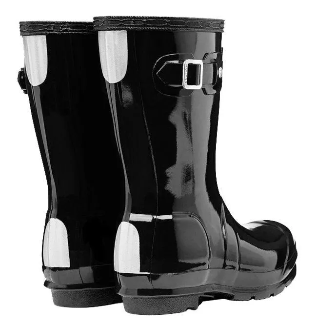 Hunter Wellies Infants Originals Black Gloss