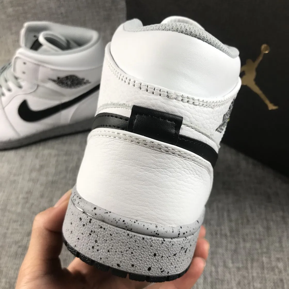 JORDAN 1 MID x WHITE CEMENT