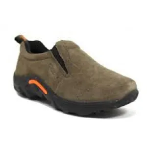 Kids Youth MERRELL JUNGLE MOC Suede Leather Slip on Shoe 5 GUNSMOKE BROWN