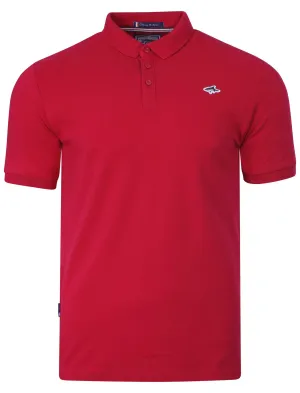 Le Shark Atwood red polo shirt