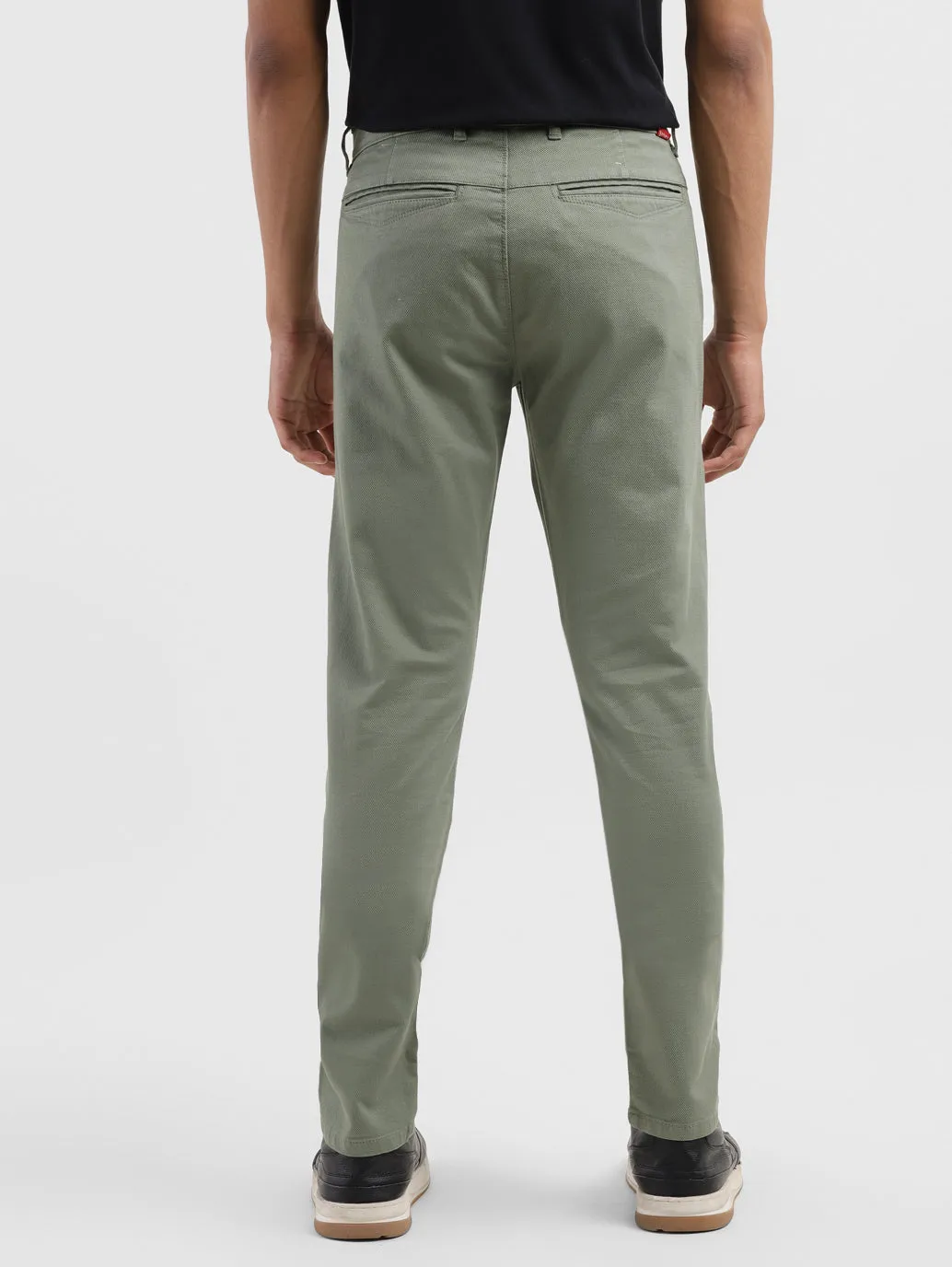 Men's 512 Green Slim Tapered Fit Trousers