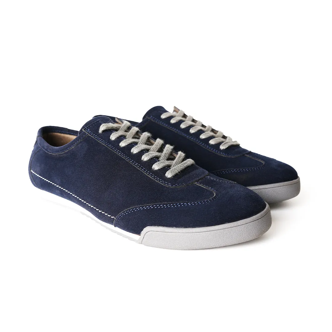 Monkstory Sleek Suede Sneakers  - Blue