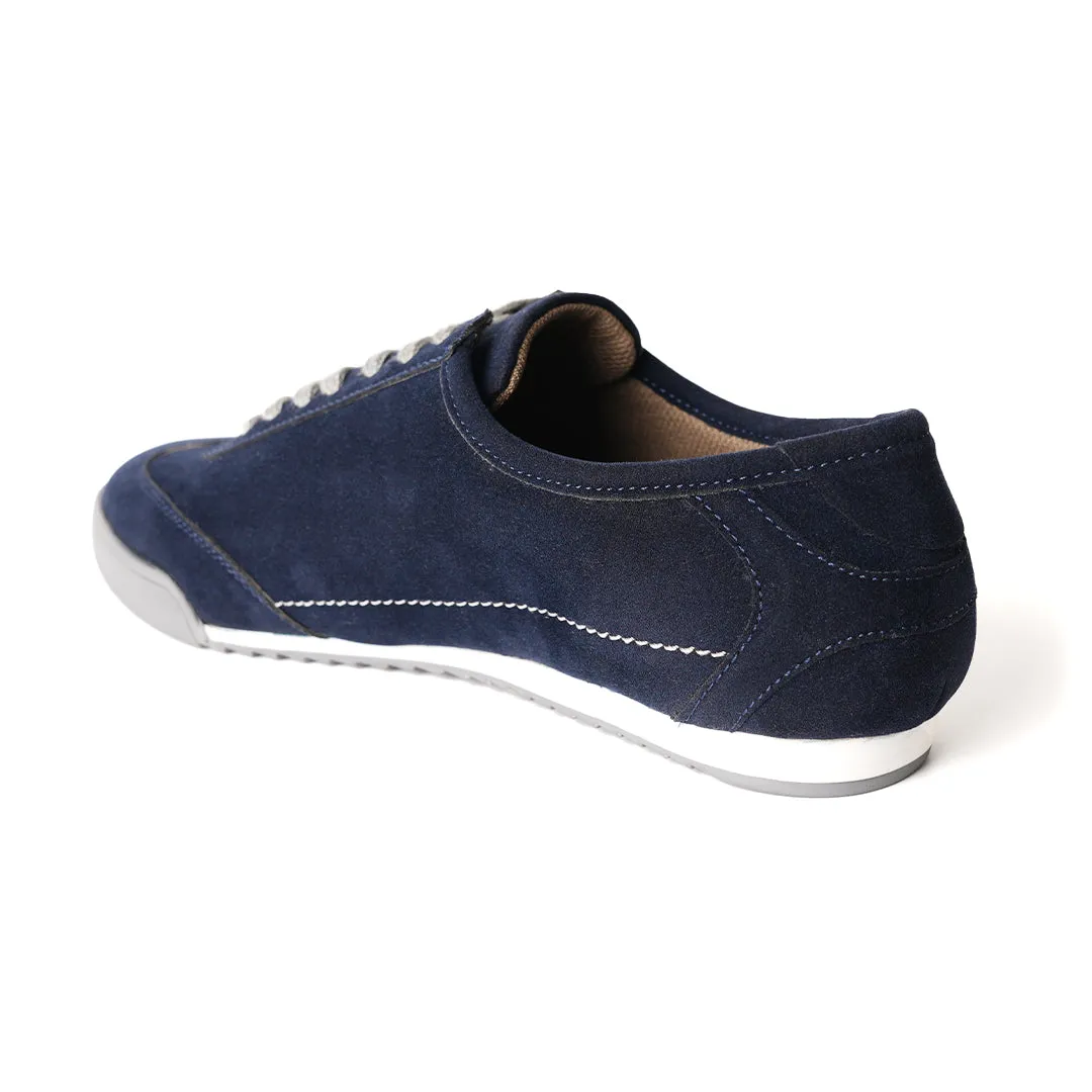 Monkstory Sleek Suede Sneakers  - Blue