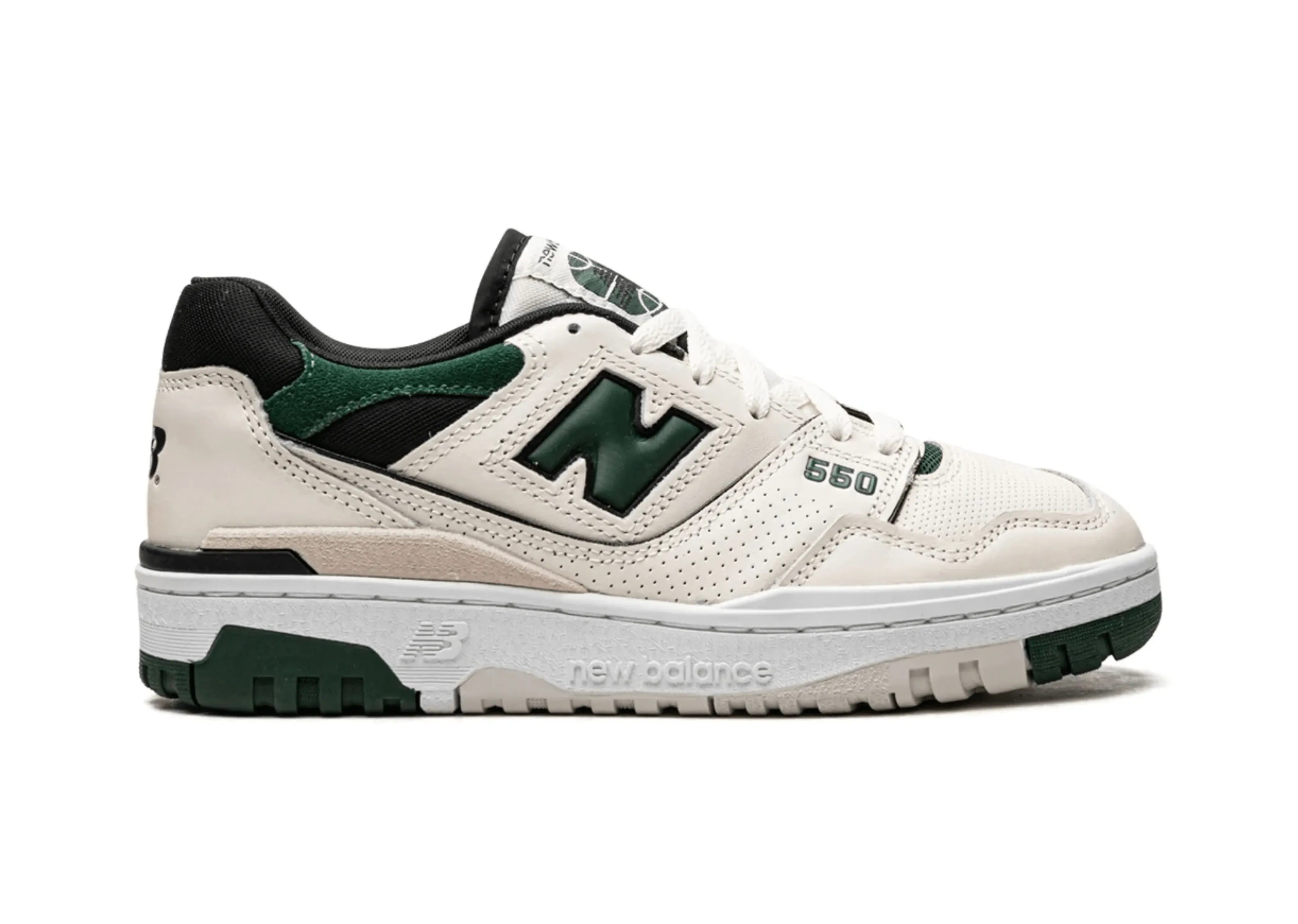 New Balance 550 Sea Salt Pine Green