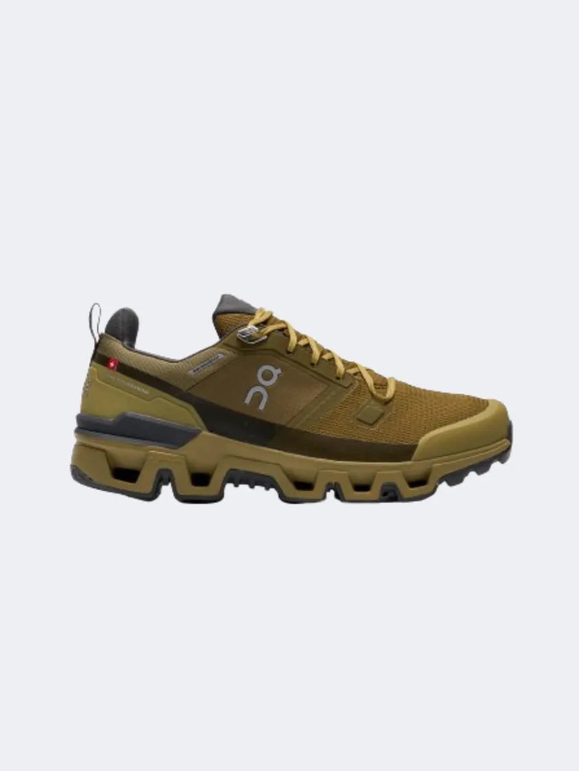 On Cloudwander Waterproof Men Hiking Shoes Hunter/Safari