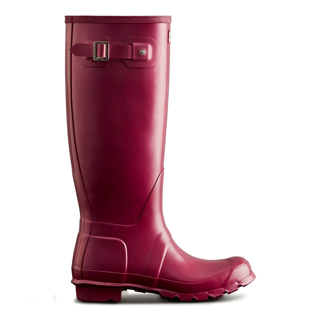 Original Tall Ladies Nebula Wellington - Hayes Burgundy by Hunter