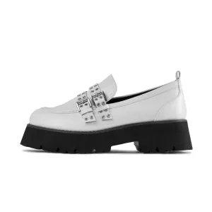 RAID Mitali Loafers In White