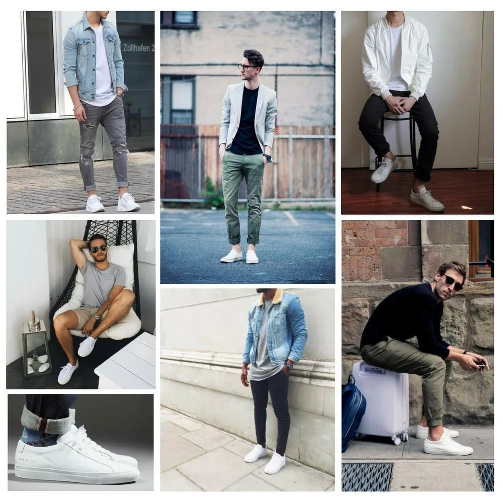 Shoppy British White Classic Sneaker Series / Men / Women / Couple / Shoes / Trend / Fashion / Travel / Gift