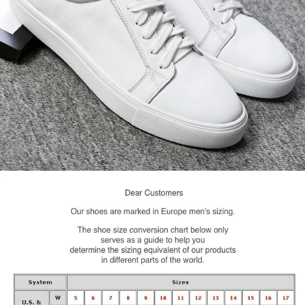 Shoppy British White Classic Sneaker Series / Men / Women / Couple / Shoes / Trend / Fashion / Travel / Gift