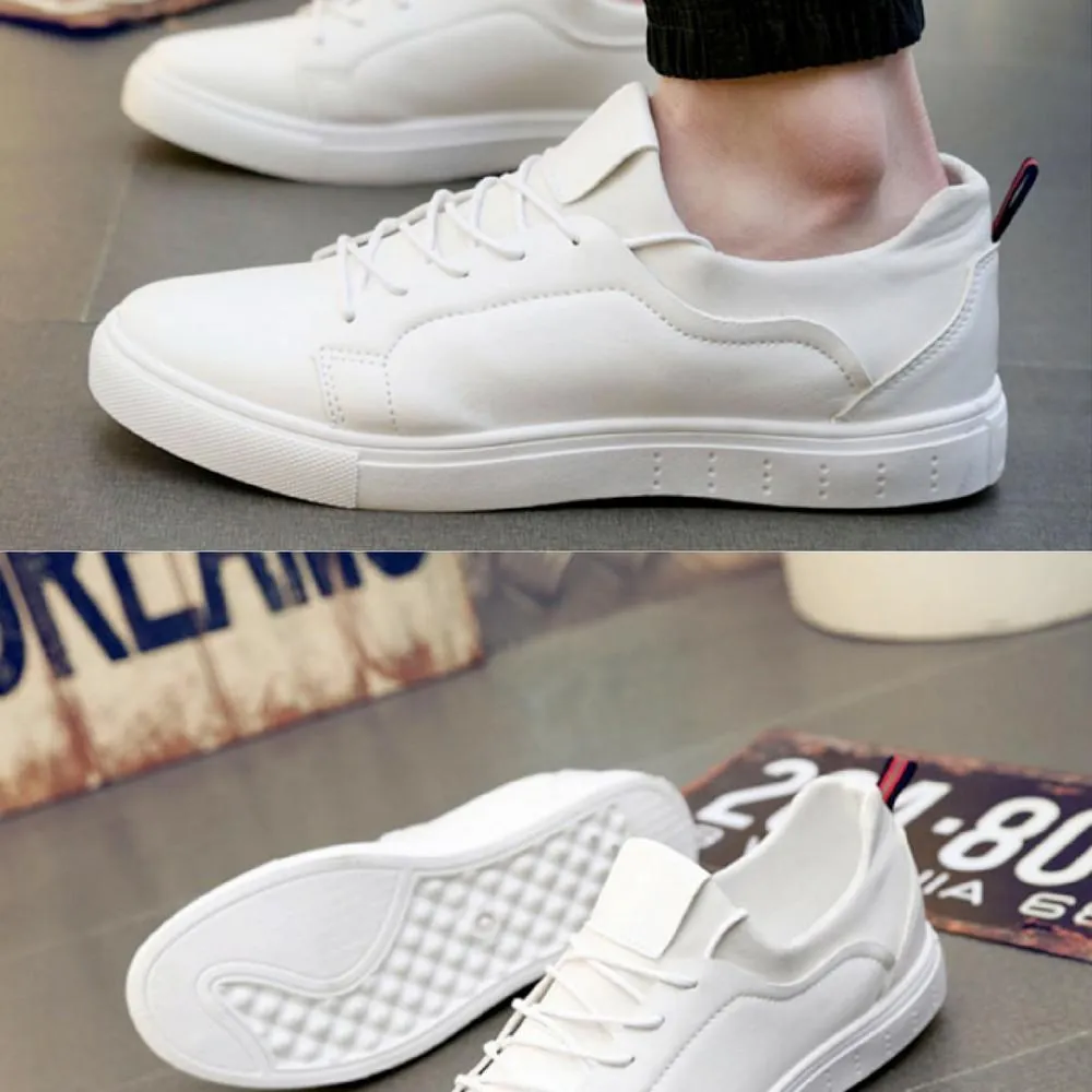 Shoppy British White Classic Sneaker Series / Men / Women / Couple / Shoes / Trend / Fashion / Travel / Gift