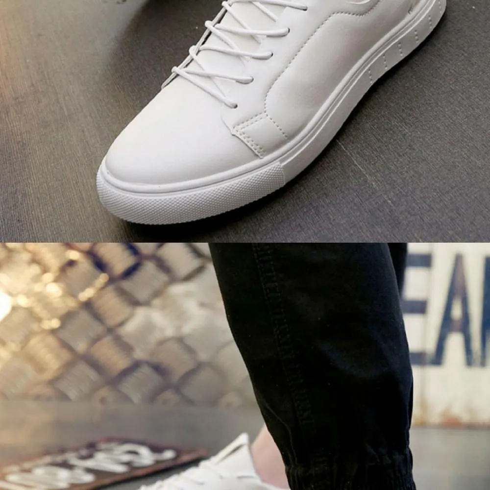 Shoppy British White Classic Sneaker Series / Men / Women / Couple / Shoes / Trend / Fashion / Travel / Gift