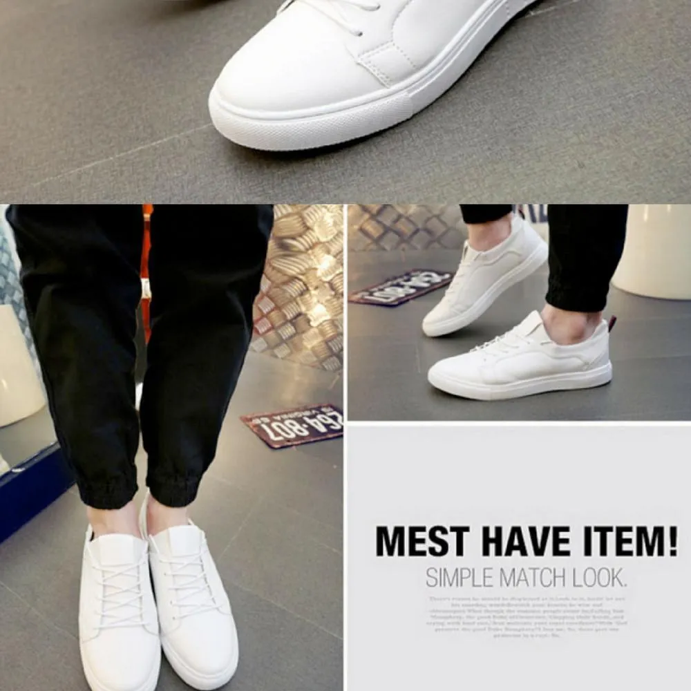 Shoppy British White Classic Sneaker Series / Men / Women / Couple / Shoes / Trend / Fashion / Travel / Gift