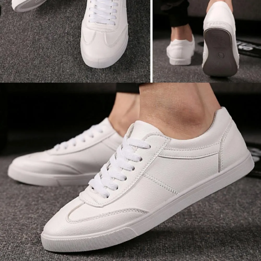 Shoppy British White Classic Sneaker Series / Men / Women / Couple / Shoes / Trend / Fashion / Travel / Gift