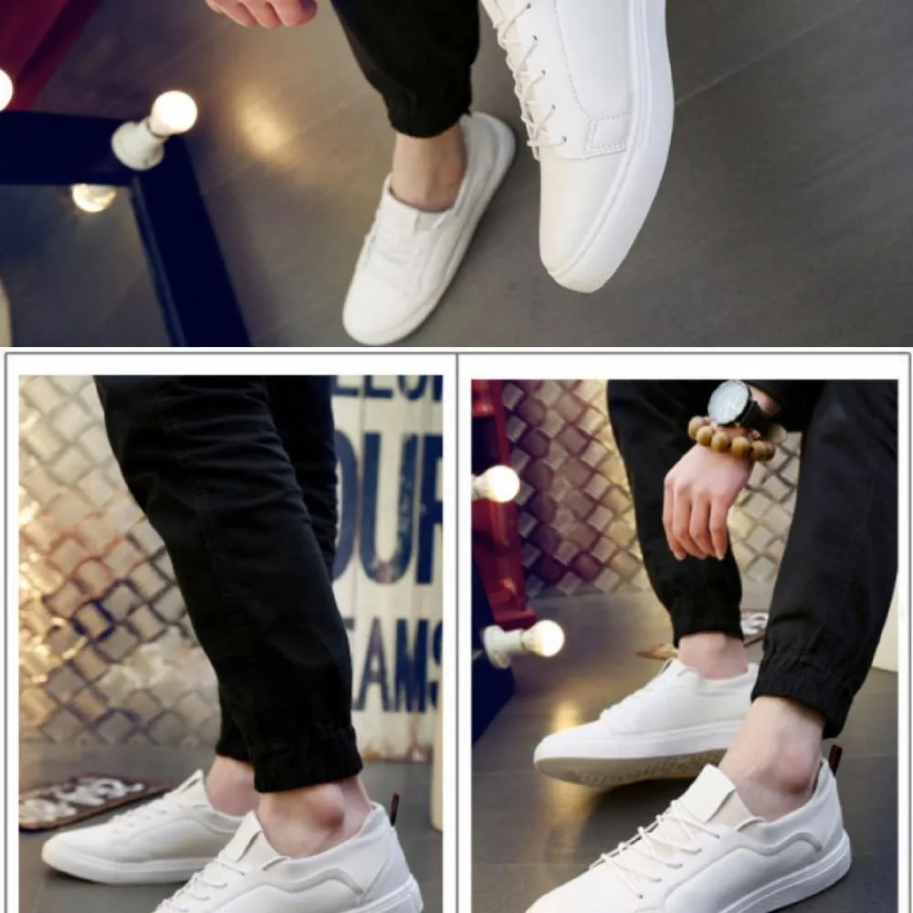 Shoppy British White Classic Sneaker Series / Men / Women / Couple / Shoes / Trend / Fashion / Travel / Gift