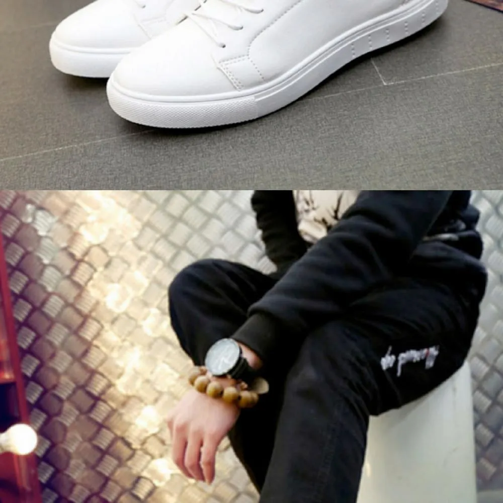 Shoppy British White Classic Sneaker Series / Men / Women / Couple / Shoes / Trend / Fashion / Travel / Gift