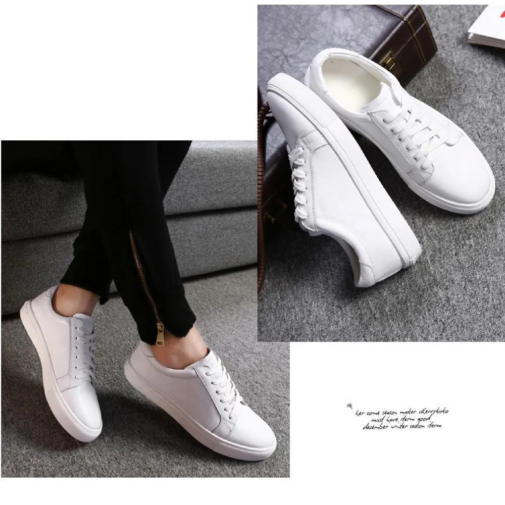 Shoppy British White Classic Sneaker Series / Men / Women / Couple / Shoes / Trend / Fashion / Travel / Gift