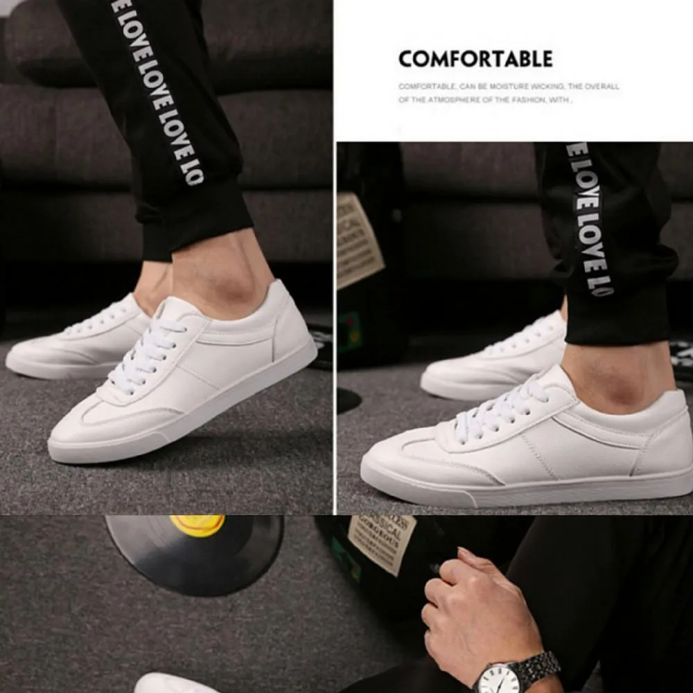 Shoppy British White Classic Sneaker Series / Men / Women / Couple / Shoes / Trend / Fashion / Travel / Gift