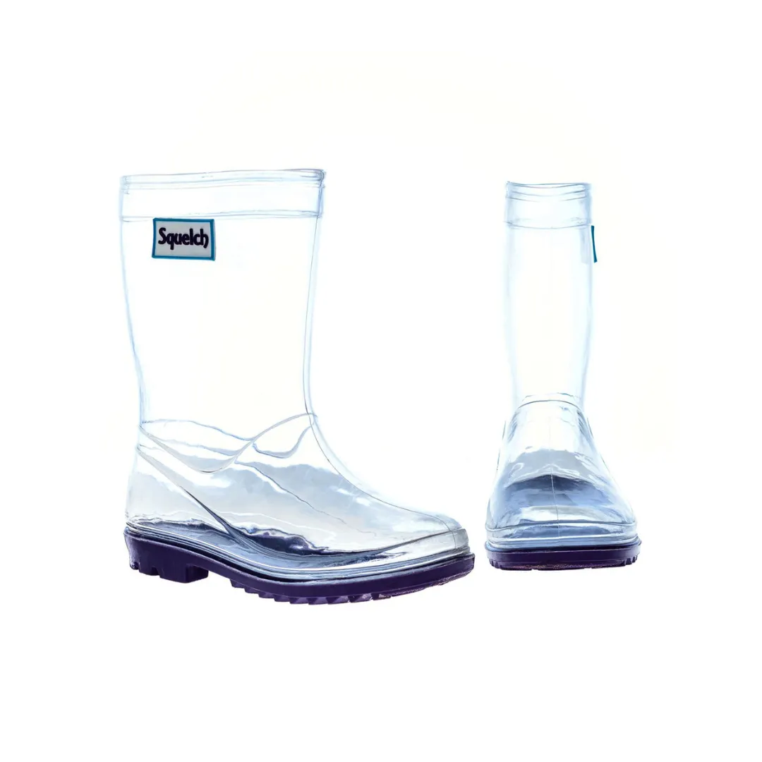 Squelch Minis Clear Wellies Size 29 EU