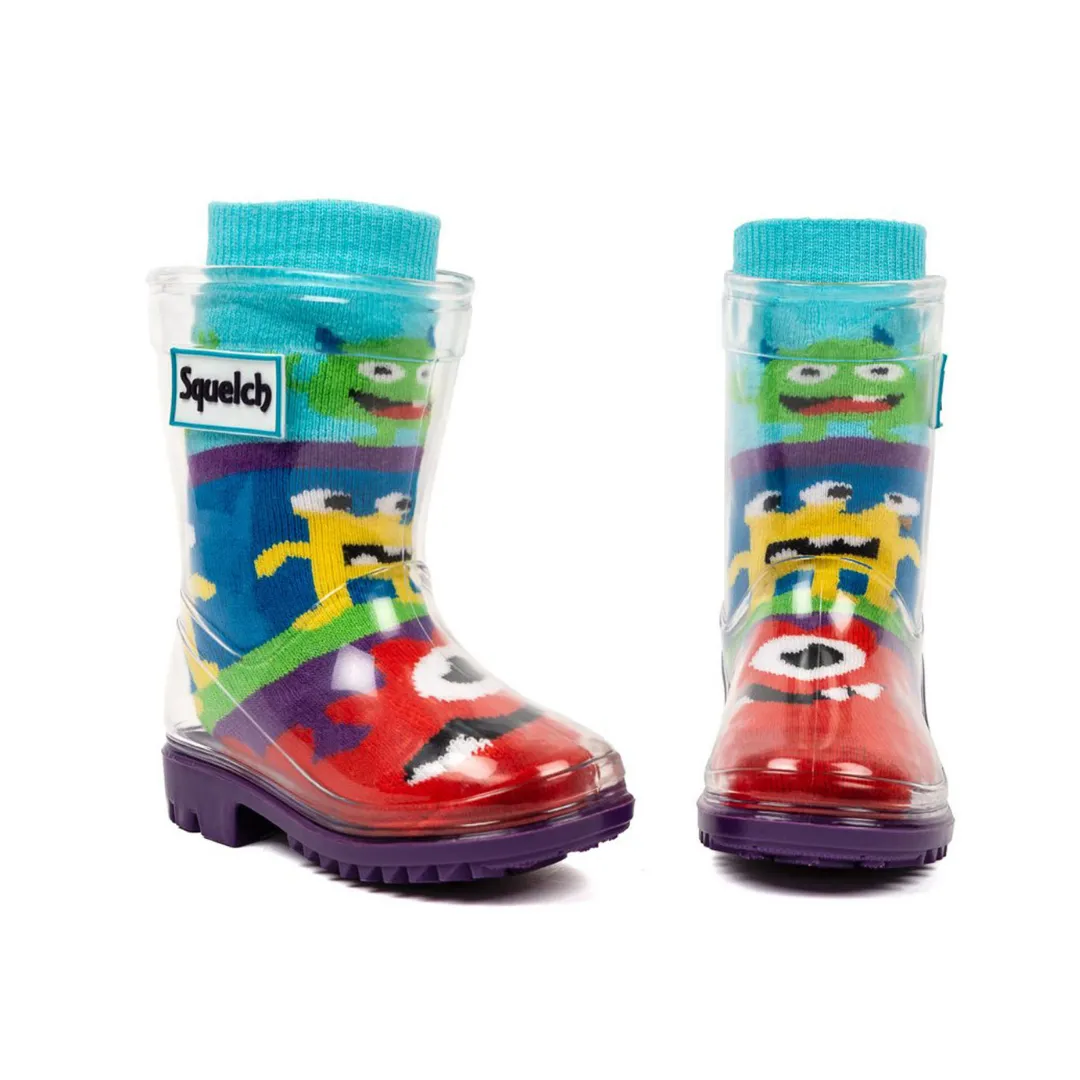 Squelch Tots Socks Little Monsters Age 1-2