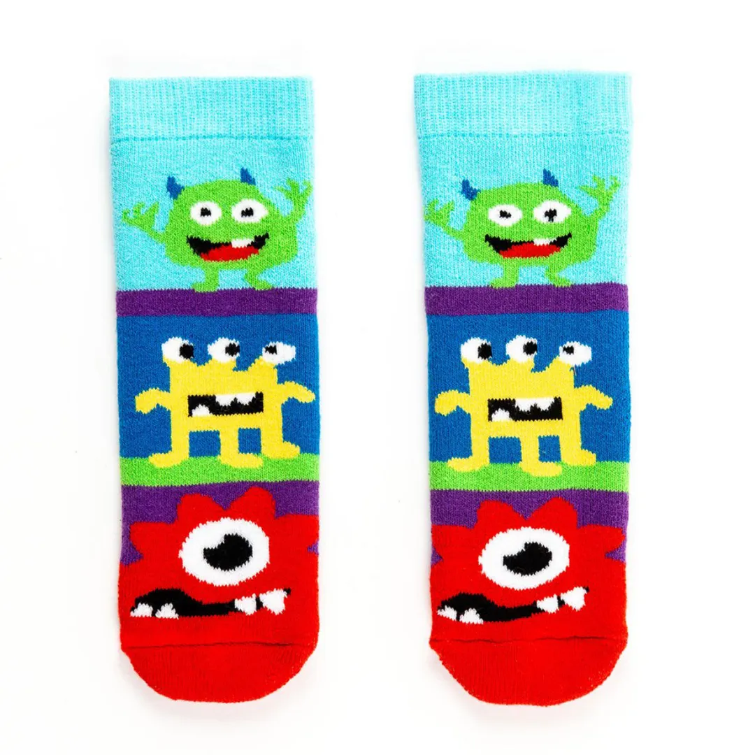 Squelch Tots Socks Little Monsters Age 1-2