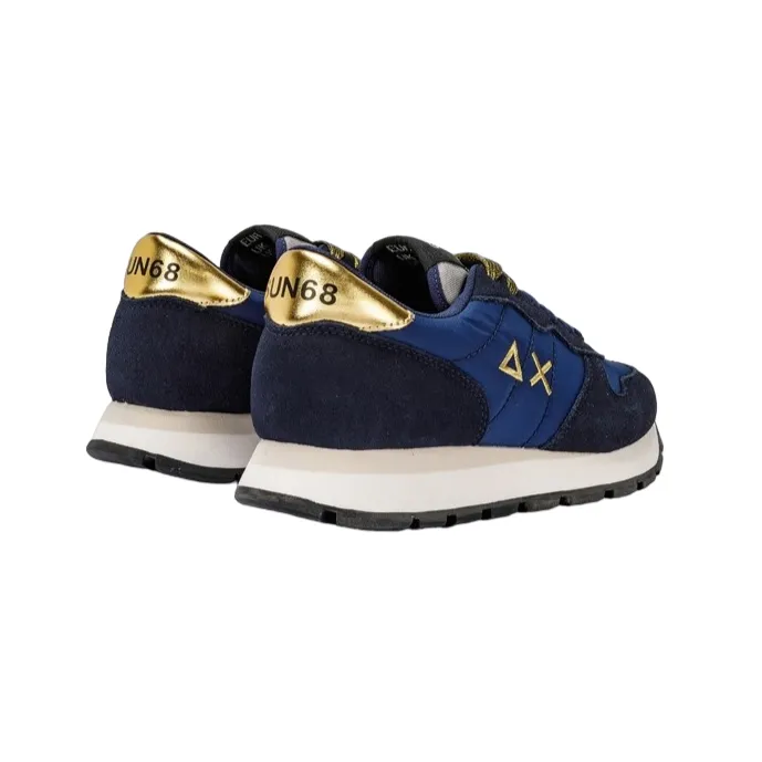 Sun68 scarpa sneakers da donna Ally Gold Z42202 07 blu